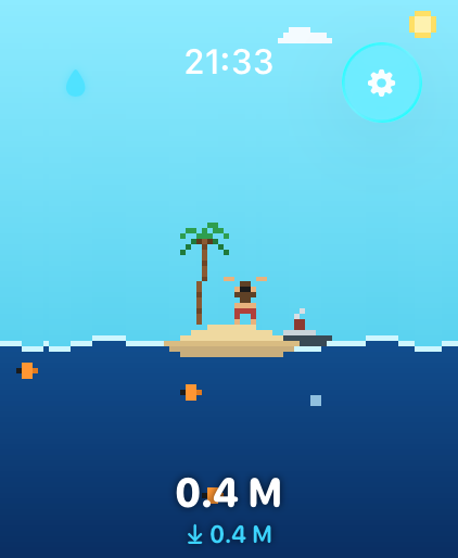 Castaway scene